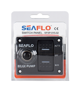 3-Way Bilge Pump Panel Rocker Switch