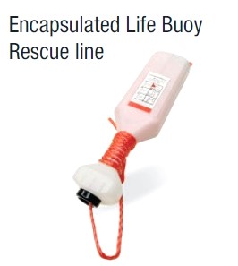 Encapsulated Life Buoy Floating Rescue Line